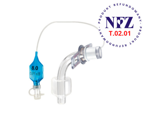 Rurka tracheostomijna CrystalClear Plus z mankietem rozm.5,0