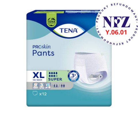 TENA majtki chłonne PANTS ProSkin SUPER XL (12 szt.)