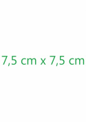 Kompres włókninowy, 7,5cm x 7,5cm (25 szt. x 5 szt.) jałowy NONVI lux S