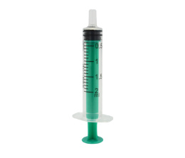 DicoNEX - strzykawka jednorazowego użytku 3-częściowa, Luer, 2 ml (100szt.)
