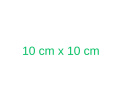Kompres gazowy, jałowy 10 cm x 10 cm, (50x2 szt.) KOMPRI lux S 17N 8W