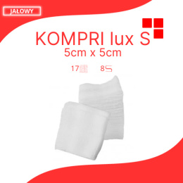 Kompres gazowy, 5 cm x 5 cm, (20x5szt.), Kompri lux S 17N 8W S